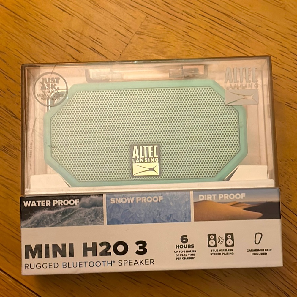 Altec Lansing Mini H2O - Wireless, Bluetooth, Waterproof Speaker, Floating NIB